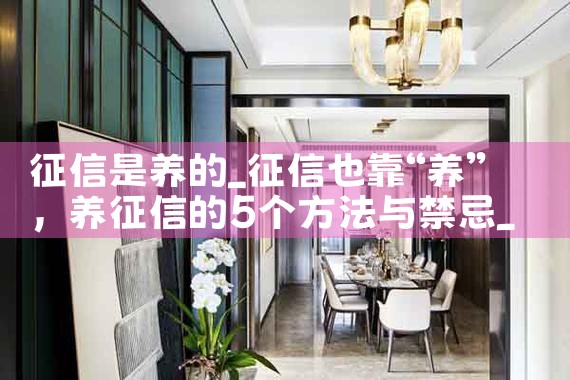 征信是养的|养征信|债务重组