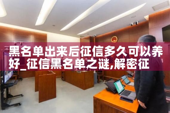 黑名单出来后征信多久可以养好|养征信|债务重组