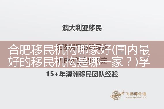 合肥移民机构哪家好|孚瑞来移民